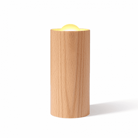 

Retro Woodwork Induction Candlelight Night Light Induction Night Light Dual Mode Dimming Indoor Table Warm Light Atmosphere Luminaire