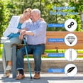thumbnail image 3 of SupreGear Adjustable Folding Cane with T-Handle, 5 Height Levels, Blue, Stability Strap, 3 of 7