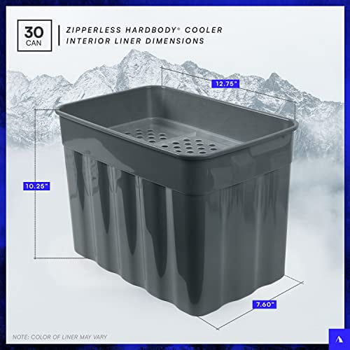 Arctic Zone Titan Deep Freeze 30 Can Zipperless HardBody Cooler Citrus
