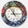 thumbnail image 1 of DesignArt Christmas Atmosphere Large Wall Clock, 1 of 2