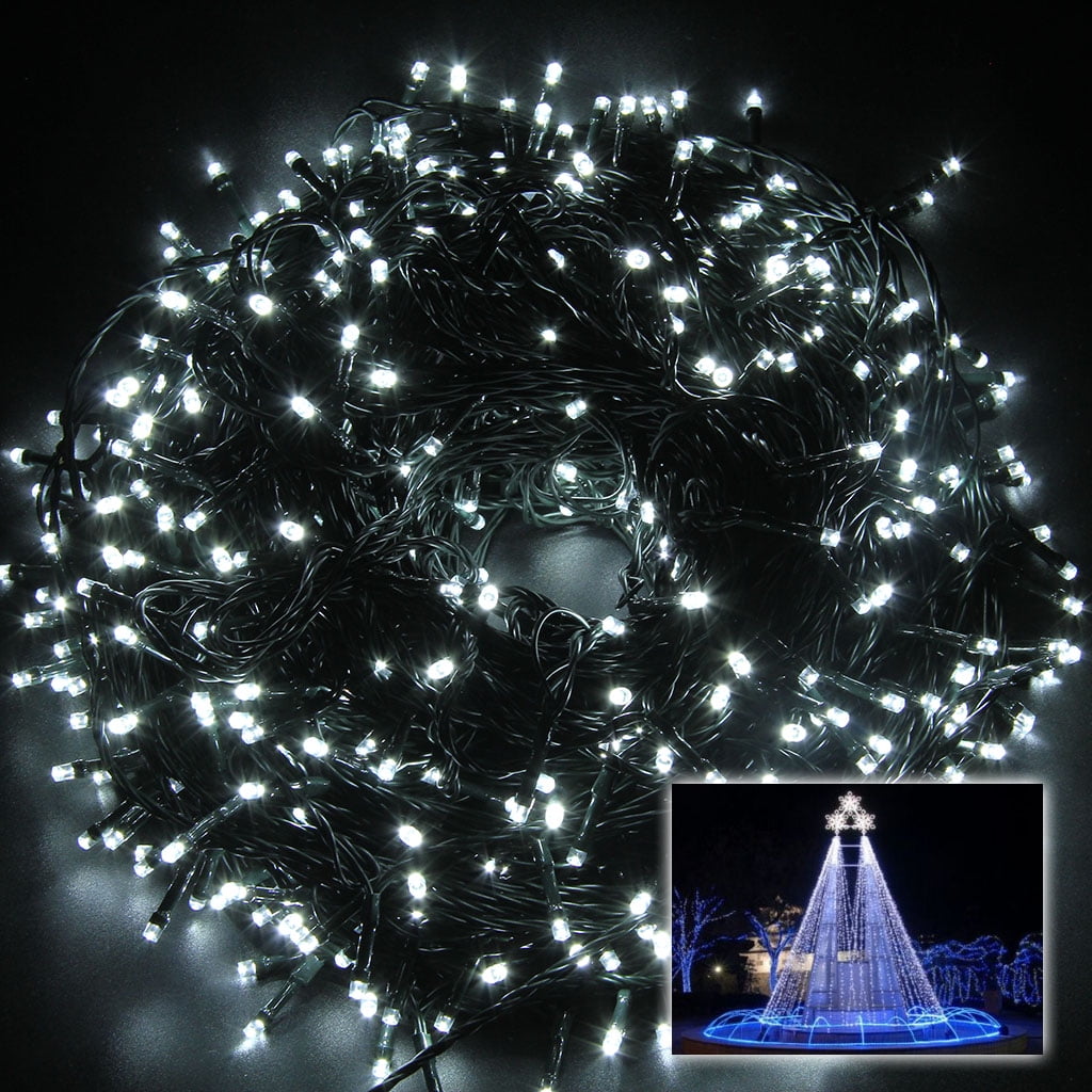 Outdoor LED String Light Waterproof Cool White Fairy Lights Wedding Xmas Garden