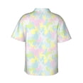thumbnail image 3 of Daiia Color Rabbit Hawaiian Shirt for Men Gentle Cotton Regular Short Sleeve Casual-X-Large, 3 of 9