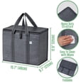 thumbnail image 4 of Bolsa Térmica VENO Bolsa Isotérmica para Compras y Delivery de Comida 2 Paquetes, 4 of 7