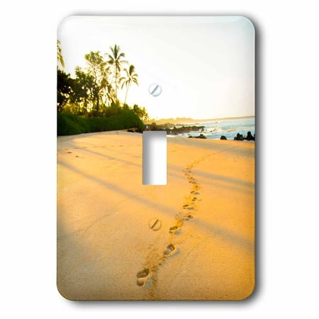 3dRose Makena Beach, Maui, Hawaii - Single Toggle Switch