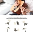 thumbnail image 4 of Guitar String Tuning Peg, 6Pcs ABS Guitar Locking Tuner Improved Stability  For Acoustic Guitars, 4 of 8