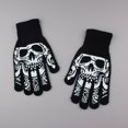 thumbnail image 5 of Ticikt Skeleton Gloves, Luminous Skull Bone Knit Gloves, Halloween Costume Party Cosplay Accessory for Adult,Black3, 5 of 6
