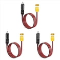 thumbnail image 1 of 3X Cable de Carga para Encendedor Conector Hembra XT90 A Enchufe Macho para Encendedor de Cigarrillos de Automóvil para Estación de Energía de Generador Solar 14AWG 12V, 1 of 5