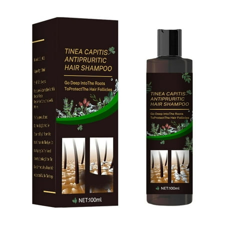 aneralied Hair Shampoo For Tinea Capitis AntipuriticProfessional Antidandruff Remove Mites AndRelieve Itching Shampoo - 100ml