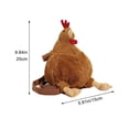 thumbnail image 2 of vlrwzc Plush Hen Shoulder Bag Purse Cute Chicken Bag Cartoon Hen Crossbody Bag Handbag Funny Animal Crossbody Purse for Women, 2 of 7