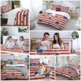 thumbnail image 6 of 4th of July Bedding 3 Piece Duvet Cover Set Twin Size, Independence Day Patriotic Red Striped Blue Star Soft Microfiber Comforter Cover with Zipper Closure & Pillowcases, FadeResistant Quilt Cover, 6 of 9