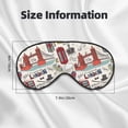 thumbnail image 5 of Fuzoiu London Landmark1 Print Sleep Masks,Eye Masks with Adjustable Strap for Sleeping,Night Eye Shade for Women Men,Eye Cover for Full Night's Sleep, Travel and Nap, 5 of 7