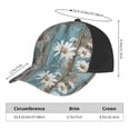 thumbnail image 2 of Curved Design Along The Top Of The Baseball Cap Reinforced Adjustable Breasted Four Seasons Available Turquoise Wood Farmhouse Sunflowers (11), 2 of 8