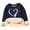 /c43Blue251, variant on CUZIBR Baby Girls Crewneck Sweatshirt Sherpa Lined Cartoon Love Heart Graphic Pullover Long Sleeve Comfort Streetwear,Beige,4-5 Years