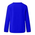 thumbnail image 6 of Feimerou Womens Long Sleeve Tops Plus Size Crewneck Graphic Sweatshirts Classic Fit Dandelion Printed Casual Pullover Top, 6 of 8