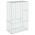 thumbnail image 4 of vidaXL Gabion Basket with Cover 39.4"x19.7"x39.4" Galvanized Iron, 4 of 6
