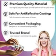 thumbnail image 3 of Lens Essence Eye Glasses Cleaner Wipes - Lens Wipes for Eyeglasses - Individually Wrapped Wipes - Multipurpose Cleaner for Cameras and Sunglasses, 75 Count, 3 of 4