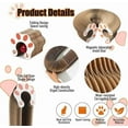 thumbnail image 2 of Foldable cat toys, cat scratching posts with bells,  fun interactive pet scratching toys, pet supplies for indoor and outdoor use, 2 of 5