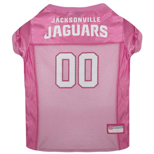 Pets First NFL Jacksonville Jaguars Pink Jersey for DOGS & CATS