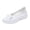 White, variant on Willtoo Womens Breathable Knit Mesh Slip On Loafers Casual Bow Ballet Flats Shoe Comfortable Round Toe Lightweight Orthopedic Low Top Nurse Walking Shoe