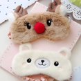 thumbnail image 3 of TELOLY 2Pcs Sleep Mask for Kids,7.87*3.94"Sleeping Mask,Plush Sleeping Eye Mask, 3 of 4