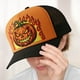 thumbnail image 5 of Gorra De Camionero 1 gorra de camionero de Halloween para adultos, accesorio de disfraz de temporada espeluznante con diseño clásico naranja Yulucky, 5 of 8