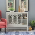 thumbnail image 3 of Powell Quentin 2-Sliding Door Accent Cabinet, White, 3 of 12