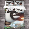 thumbnail image 1 of Housse de Couette Kung Fu Panda Animation avec Taies d'Oreiller Imprimé Animation avec Fermeture Éclair Housse de Couette, 1 of 5