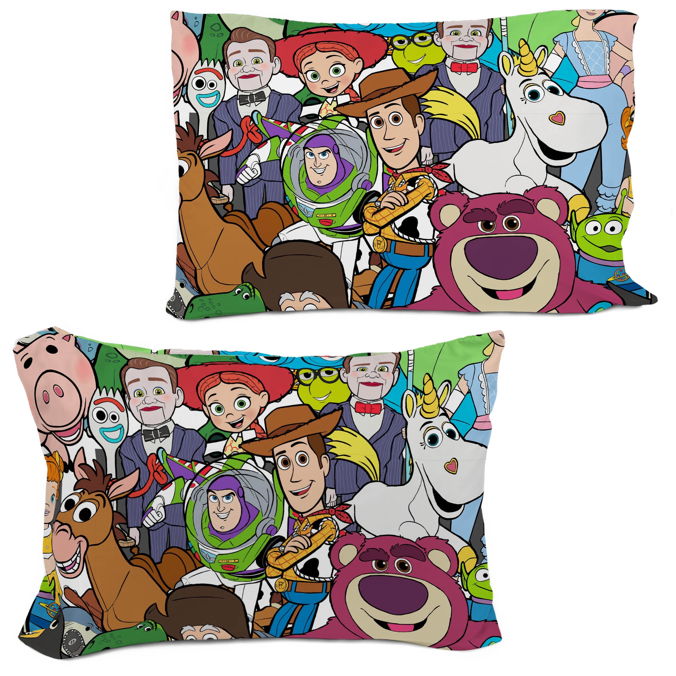 Disney Toy Story You've Got a Friend Reversible Comforter and Pillowcase Set, Twin/Full, Kids Bedding