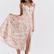 thumbnail image 5 of Vestido De Tirantes De Verano Bustier con estampado floral Midi Dress Backless Women Beachwear Outfit (Rosa S) Cgtredaw Para estrenar, 5 of 6
