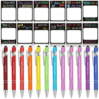 Crayon teacher pen set of (8) Refillable ballpoint pens with clips. TEACHER  APPRECIATION…teacher pen bundle…