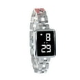thumbnail image 5 of rygai Women Watch Square Dial Digital Display Touch Operation Single Folding Buckle Precise Time Decoration Exquisite Craftsmanship LED Digital Lady Watch Jewelry Gift,Rose Gold, 5 of 8