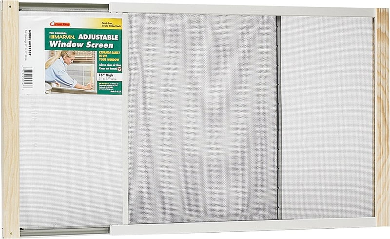 Fits 25-45in Wide Frost King WB Marvin AWS1545 Adjustable Window Screen 
