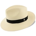 thumbnail image 2 of Stetson Gulfport Men's Shantung Straw Center Dent Fedora Hat Natural Made In USA (7 3/8), 2 of 8