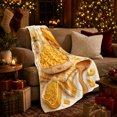 thumbnail image 3 of Mac Cheese Still Life, Playful Food Art Scene, Warm Flannel Blanket for Kitchen and Dining Room with Detailed Artwork, Food Lovers Birthday Gift, Playful Home Decor, 3 of 9