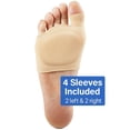 thumbnail image 3 of Almohadillas metatarsales VISMOS con gel, alivio del dolor, 2 pares, 3 of 8