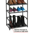 thumbnail image 4 of Shoe Rack, Iron Plastic Multilayer Large Capacity Shoe Stand Multifunctional Shoe Shelf For Closet Hallway Bedroom Entryway, 4 of 8