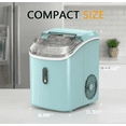 thumbnail image 6 of Philergo Nugget Ice Maker Countertop, 35lbs/Per Day, Self-Cleaning Sonic Ice Maker with Ice Scoop and Basket, Portable Chewable Pellet Ice for Home/Party/RV/Camping, Stainless Steels,Green, 6 of 7