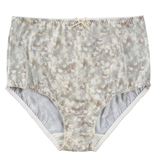 Pantaleta Ilusión para Dama, con Refuerzo Frontal Estampado Multicolor Talla XG