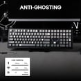 thumbnail image 4 of Teclado inalámbrico para juegos EPOMAKER Aula F108 con 4000 mAh, 4 of 8