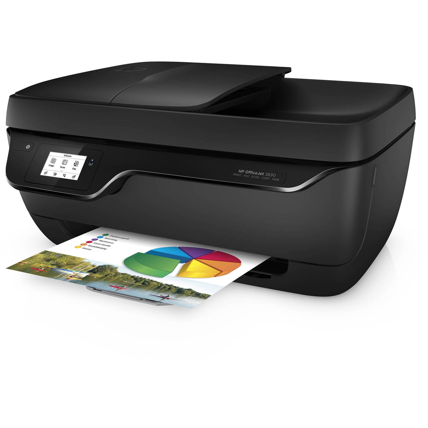 scan multiple pages hp officejet 3830