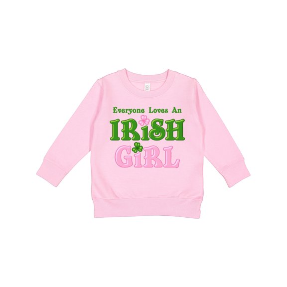 Inktastic Loves an Irish Girl Toddler Sweatshirt
