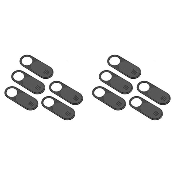 Webcam Camera Protective Cover Privacy Protective Cover Suitable for Mobile Phones, Tablets, Laptops, 10 Packs Black,10 x webcam covers,Black