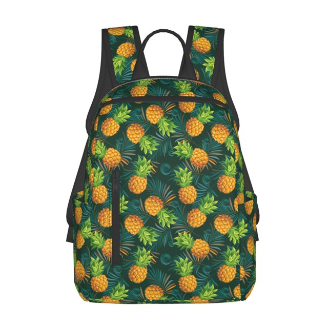 Balery Pineapples with Palm Leaves Mochila Ligera para Hombres y Mujeres – Resistente y Impermeable, Ideal para la Escuela, el Trabajo, los Viajes y el Uso Diario