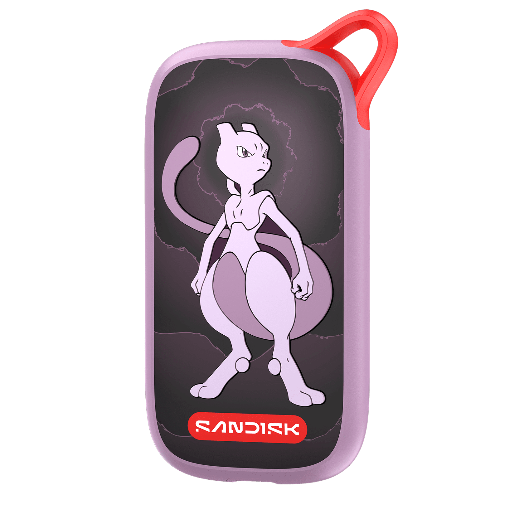 500GB SANDISK Pokémon Portable SSD, Mewtwo Edition - SDSSDE31K-500G-G25