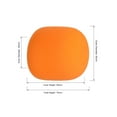 thumbnail image 2 of Cubierta de micrófono de espuma tipo bola gruesa Uxcell de color naranja, paquete de 5, 2 of 5