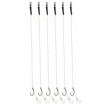 thumbnail image 1 of Opolski 6Pcs/Group Fishing Hair Rigs Barbed Barbless High Carbon Steel High Strength Lightweight Carp Hair Rigs for Sea, 1 of 8