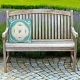 thumbnail image 3 of Liora Manne Visions II Ornamental Knot Indoor Outdoor Decorative Pillow Aqua, 3 of 3