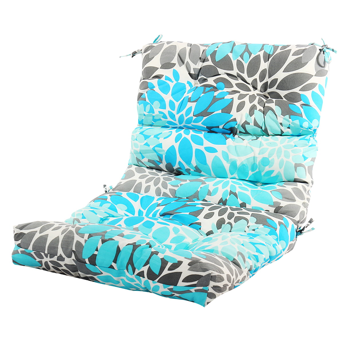 Indoor/Outdoor High Back Chair Cushion, Non-Slip Rocking Chair Pad Set