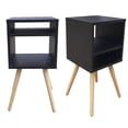 thumbnail image 1 of Juego De burós Hogare Smart Mesa De noche negro, 1 of 5