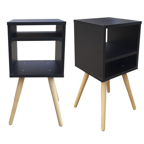 Juego De burós Hogare Smart Mesa De noche negro